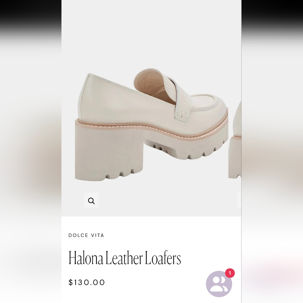 Dolce VITA leather Loafers Sz 10